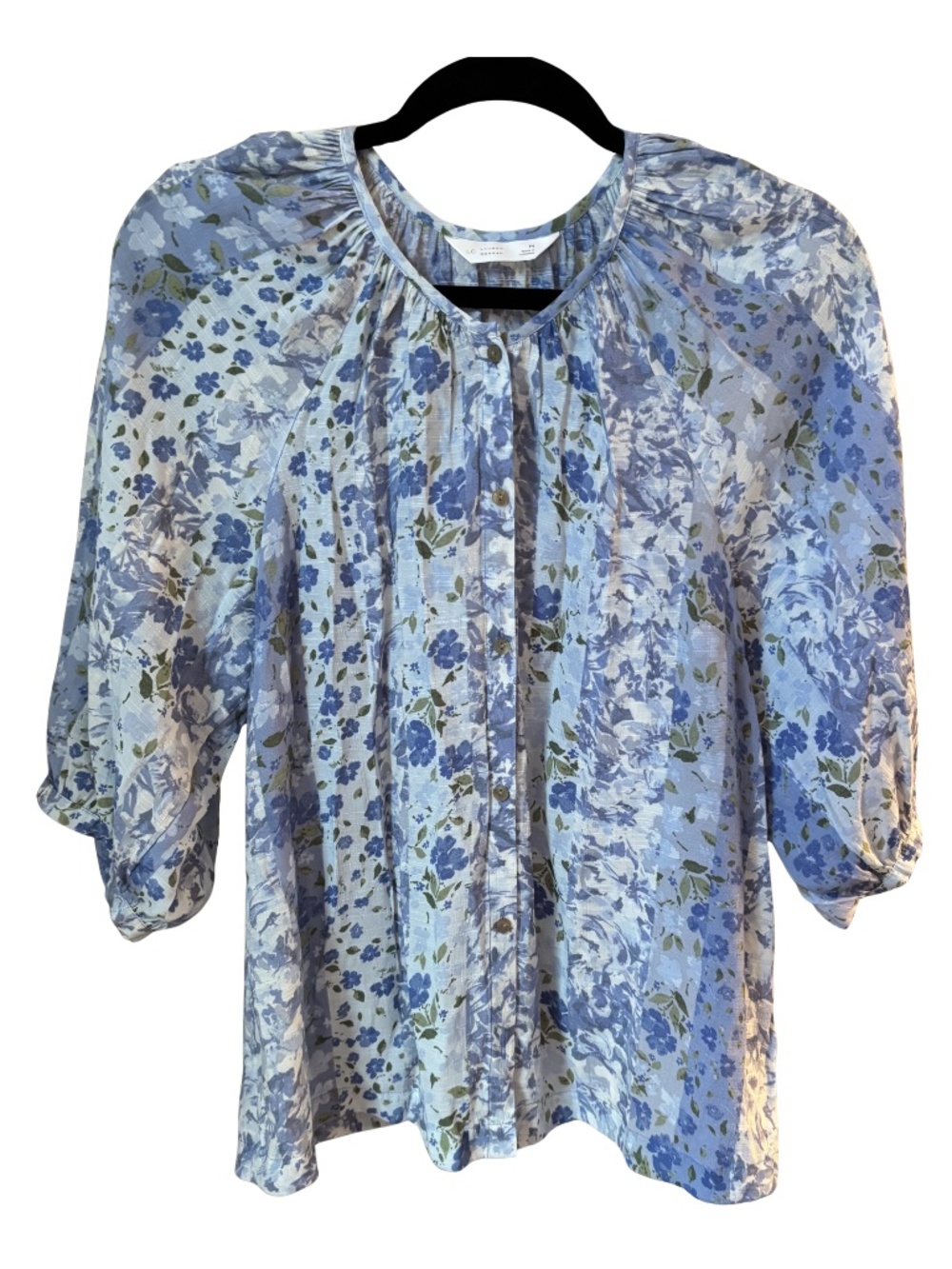 Lauren Conrad Floral Peasant Top